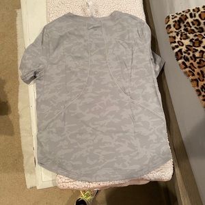 Lululemon white camo shirt